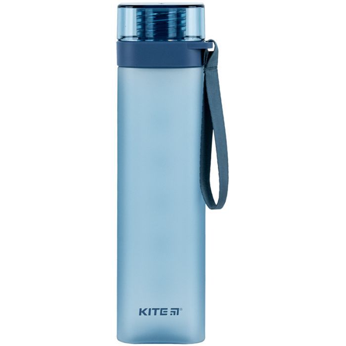 Поїльник-непроливайка Kite квадратна, 700 мл, синя (K24-1210-1)