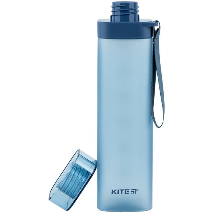 Поїльник-непроливайка Kite квадратна, 700 мл, синя (K24-1210-1) зображення 4