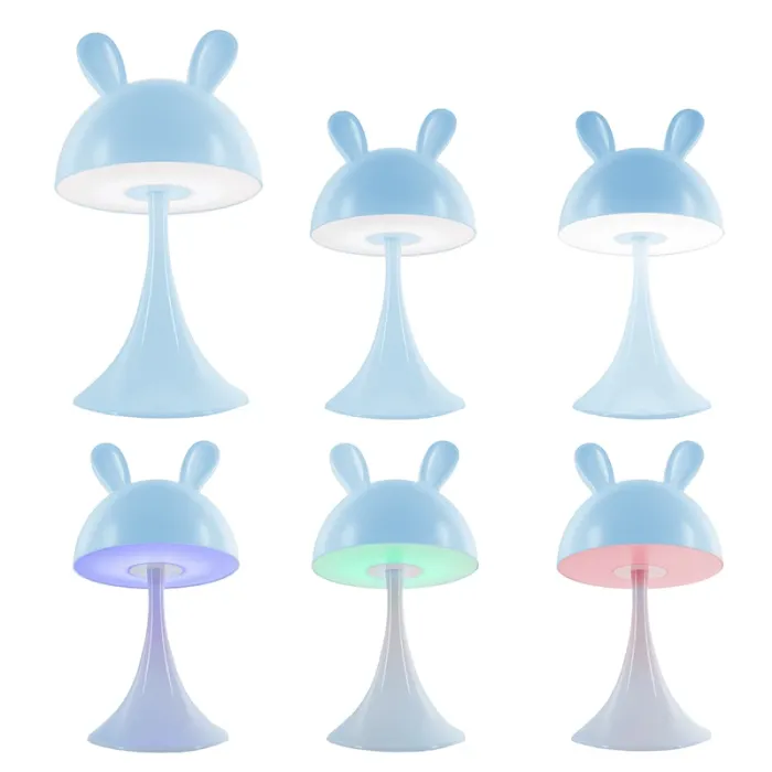 Нічник Kite Світильник LED з акумулятором Simple Bunny, блакитний (K25-317-1-3) зображення 4
