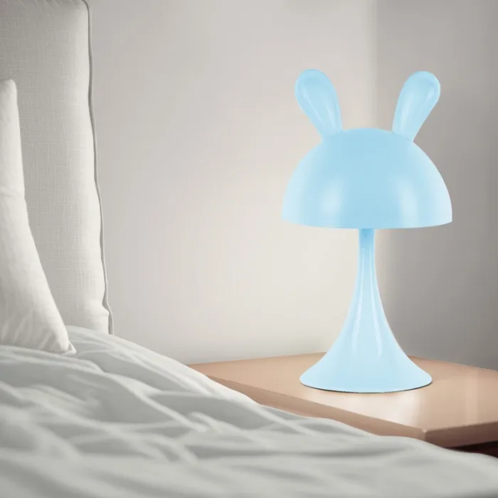 Нічник Kite Світильник LED з акумулятором Simple Bunny, блакитний (K25-317-1-3) зображення 5