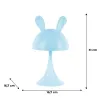 Нічник Kite Світильник LED з акумулятором Simple Bunny, блакитний (K25-317-1-3) зображення 6