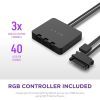 Кулер для корпуса NZXT F120RGB Duo-120mm Dual-sideRGB Fan-Tripl (RF-D12TF-W1) изображение 7