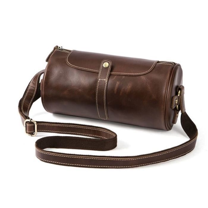 Сумка Vintage Чоловіча Коричнева (14694) зображення 10