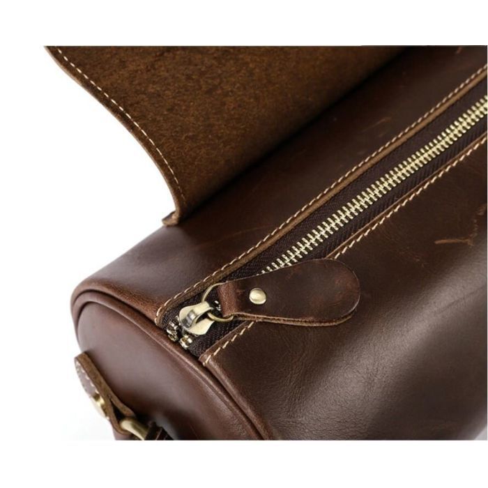 Сумка Vintage Чоловіча Коричнева (14694) зображення 6