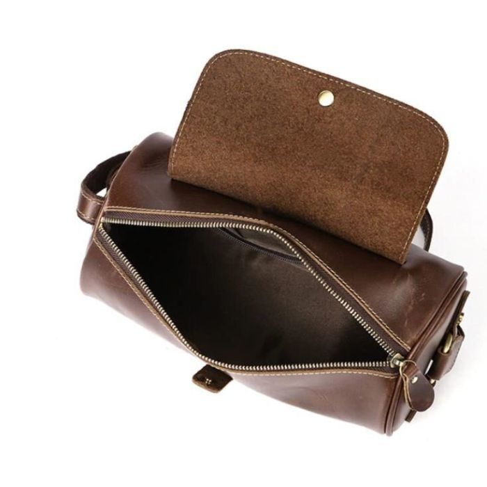 Сумка Vintage Чоловіча Коричнева (14694) зображення 7