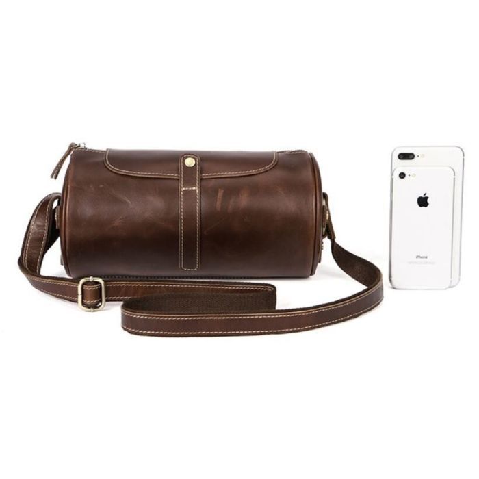 Сумка Vintage Чоловіча Коричнева (14694) зображення 9