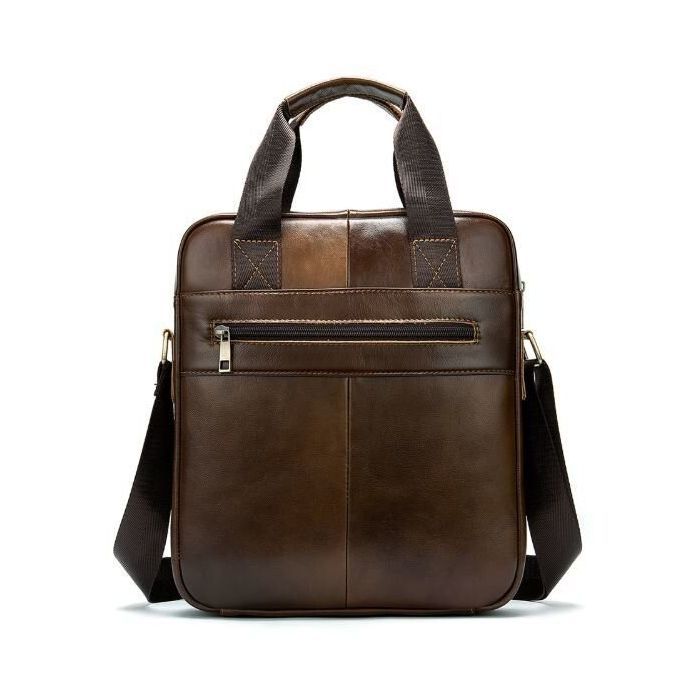 Сумка Vintage Мужская кожаная Коричневая (14789) изображение 2