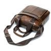Сумка Vintage Мужская кожаная Коричневая (14789) изображение 8