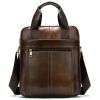 Сумка Vintage Мужская кожаная Коричневая (14789)