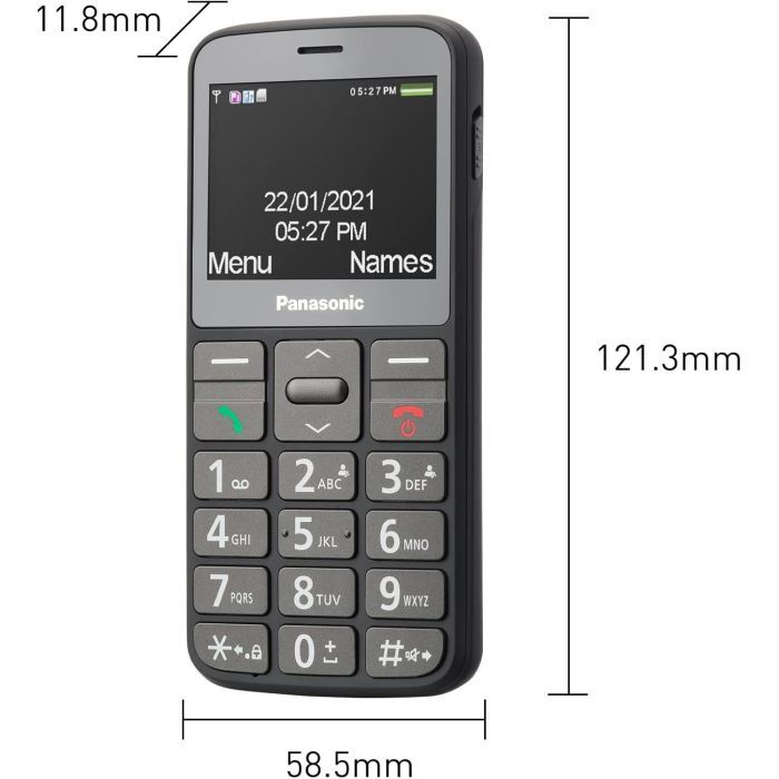 Мобильный телефон Panasonic KX-TU160 Black (KX-TU160EXB) изображение 11