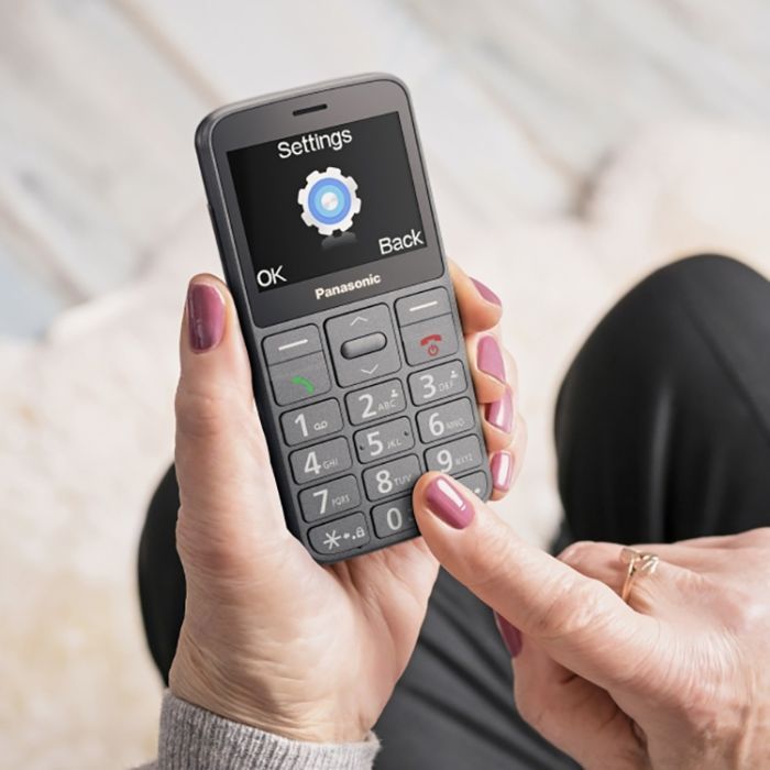 Мобильный телефон Panasonic KX-TU160 Black (KX-TU160EXB) изображение 8