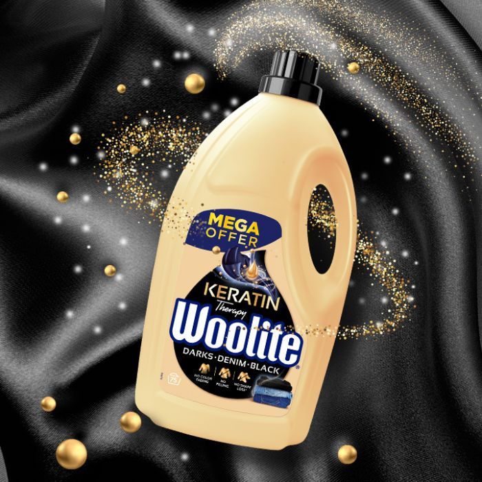 Гель для стирки Woolite Для черных, темных и джинсовых тканей С кератином 4.5 л (5900627056945) изображение 3