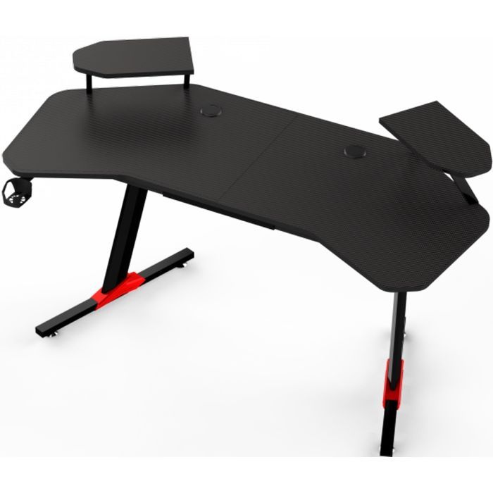 Компьютерный стол GT Racer GT Racer T-1246 (160x60x73) Black (T-1246 (160x60x73) Black) изображение 3