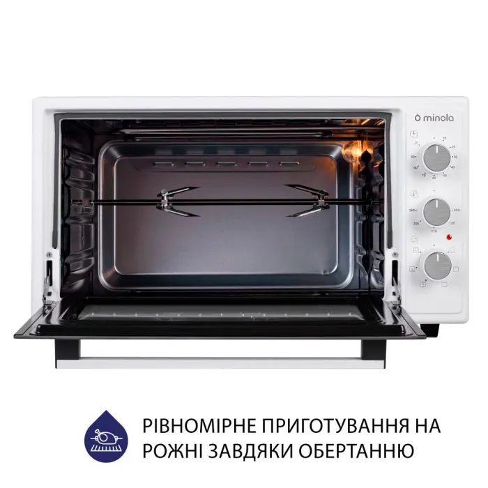 Электропечь Minola FOET 4815 WH изображение 10