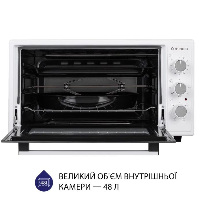 Электропечь Minola FOET 4815 WH изображение 2