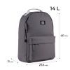 Рюкзак шкільний GoPack Education Teens 147 сірий (GO25-147M-7) зображення 2
