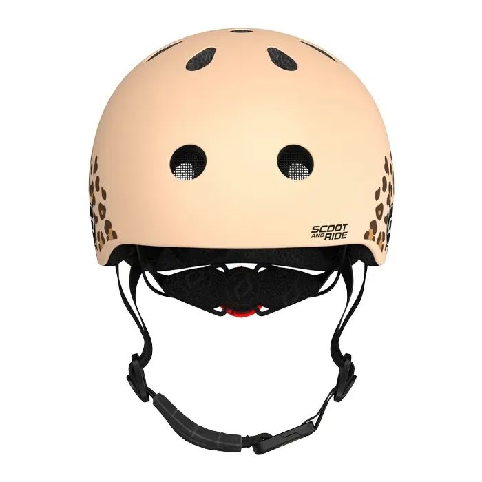 Шлем Scoot&Ride 45-51см, зебра, с фонариком (SR-181206-ZEBRA) изображение 4