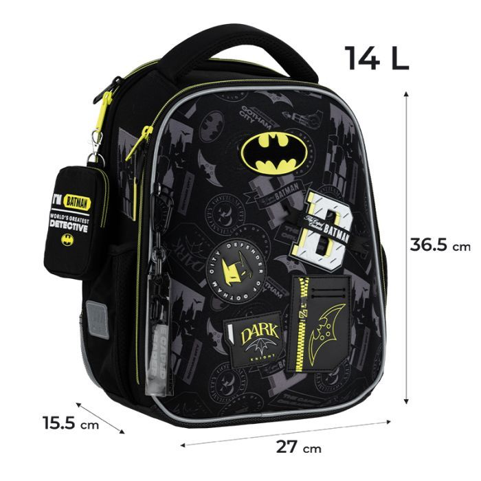 Портфель Kite Education 555 DC Batman (DC25-555S) изображение 2