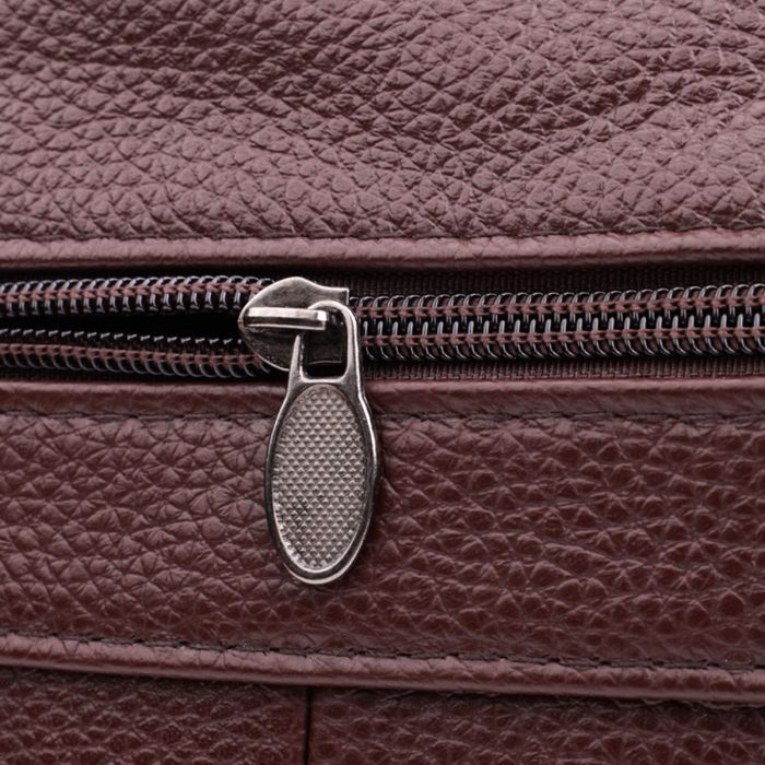 Сумка Vintage Из натуральной кожи Коричневая (22858) изображение 5