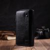 Гаманець Bond Accessories З двома відділеннями із натуральної шкіри Чорна (22027) зображення 9