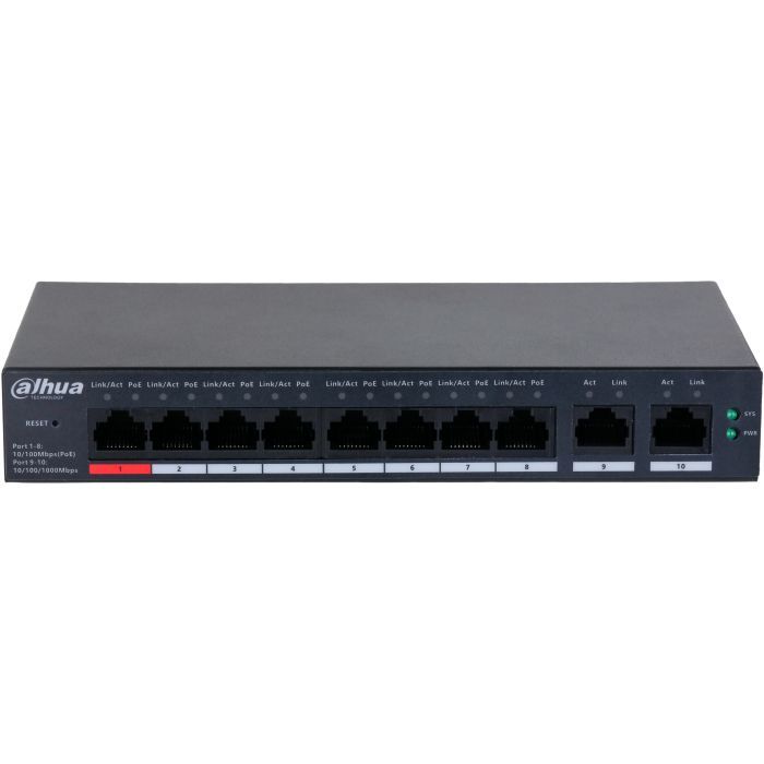 Коммутатор сетевой Dahua DH-CS4010-8ET-110 изображение 2