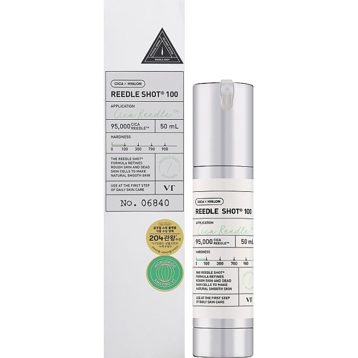 Сироватка для обличчя VT Cosmetics Cica Reedle Shot 100 Есенція для лікування акне з мікроголками 50 мл (8809695678363) зображення 2