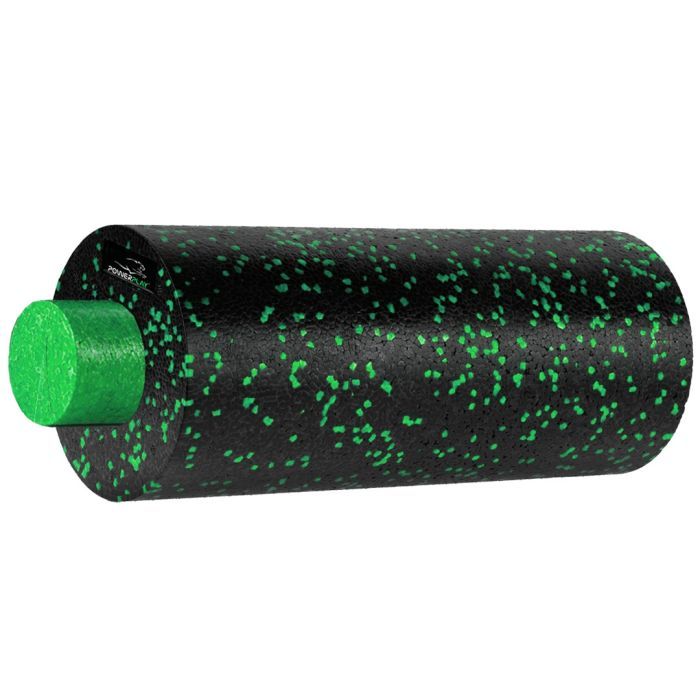 Масажный ролик PowerPlay PP-4348 2 in 1 EPP Foam Roller 33x14см Чорно/Зелений (PP_4348_Green_(33*14)) изображение 2
