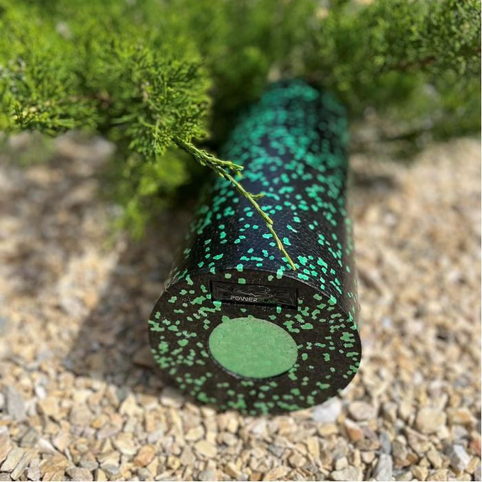 Масажный ролик PowerPlay PP-4348 2 in 1 EPP Foam Roller 33x14см Чорно/Зелений (PP_4348_Green_(33*14)) изображение 7