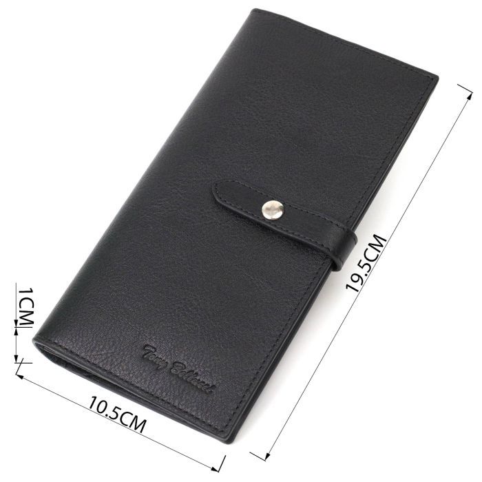 Портмоне Tony Bellucci З натуральної шкіри Чорний (22036) зображення 3