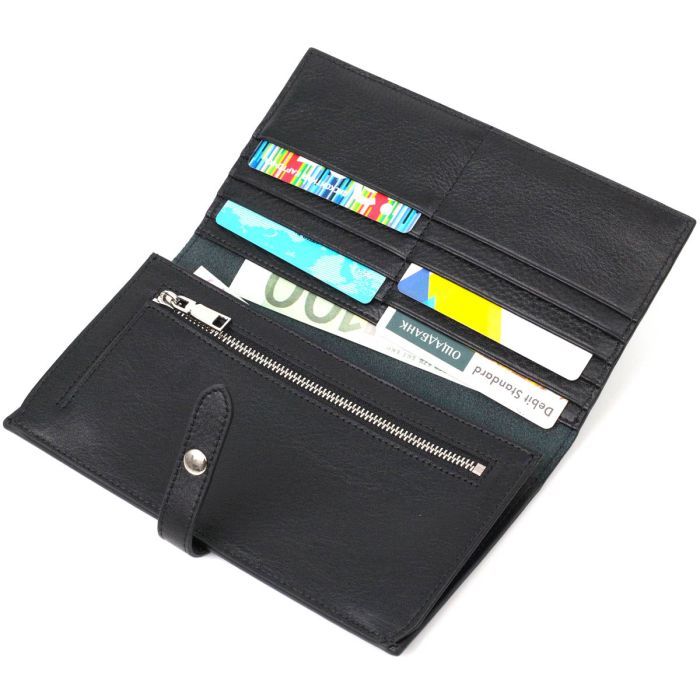 Портмоне Tony Bellucci З натуральної шкіри Чорний (22036) зображення 6