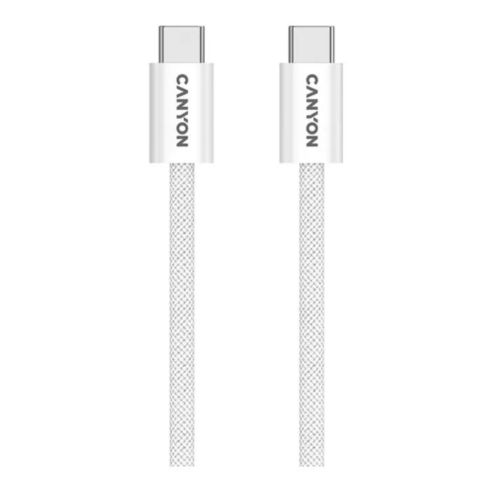 Дата кабель USB-C to USB-C 1.0m 60W Magnet Braided Black Canyon (CND-CCMG60AB15B) изображение 4