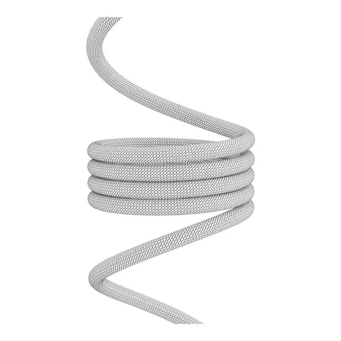 Дата кабель USB-C to USB-C 1.0m 60W Magnet Braided White Canyon (CND-CCMG60AB15W) зображення 6