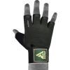 Перчатки для фитнеса RDX T2 Half Army Green Plus XL (WGA-T2HA-XL+) изображение 5