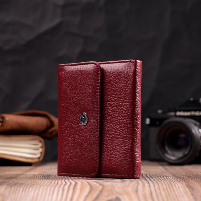 Кошелек ST Leather Кожаный Бордовый (19480) изображение 9