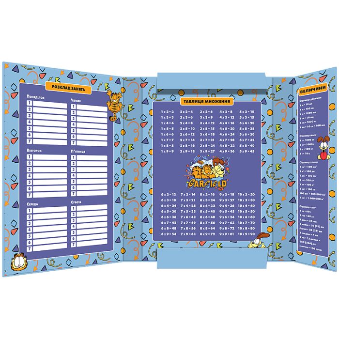 Папка для тетрадей Kite В5 на резинке Garfield (GF25-210) изображение 2