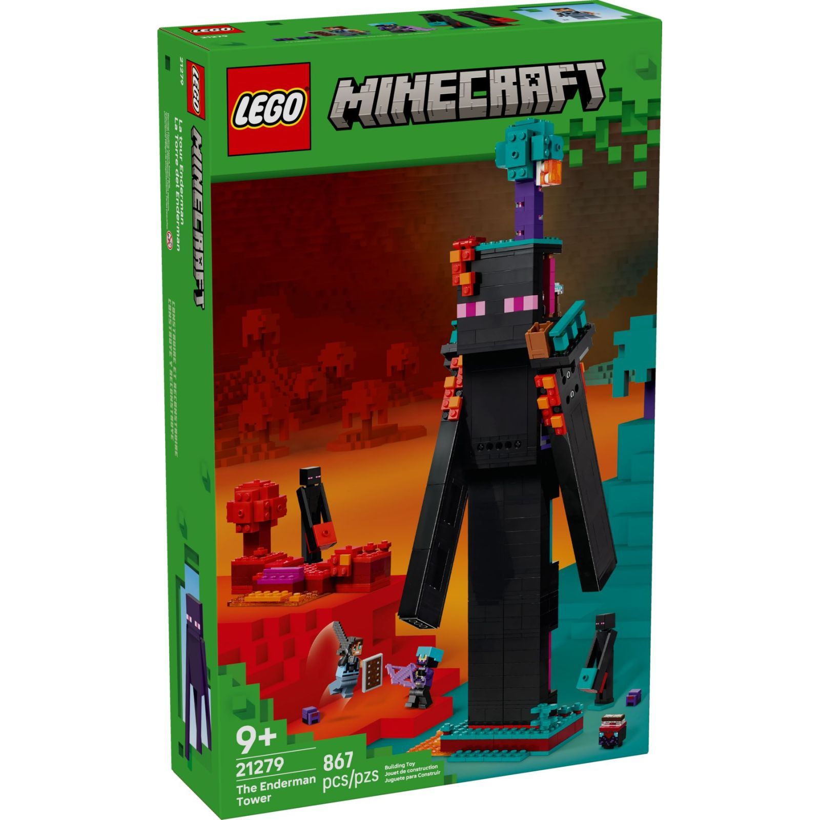 ᐈ Купити конструктор LEGO Minecraft Вежа Ендермена (21279) в