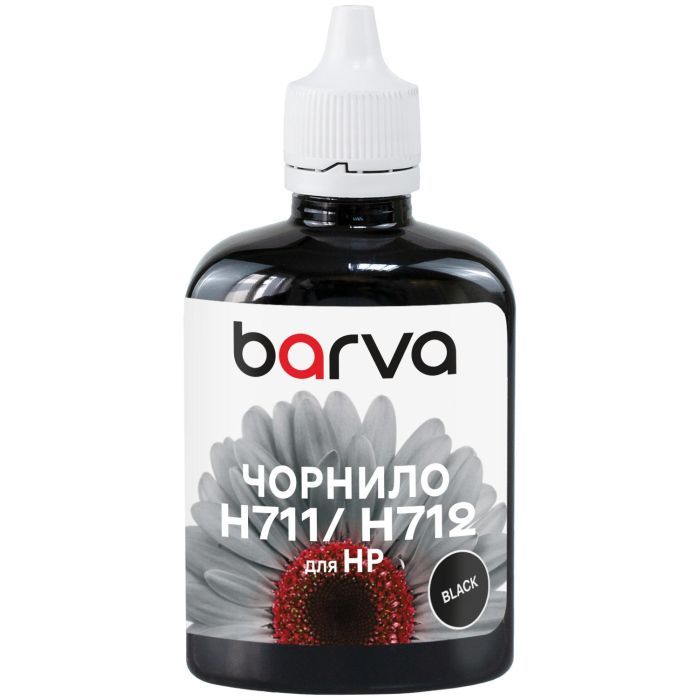 Чернила Barva HP 711/712 100ml BK, pigment (H711-853)