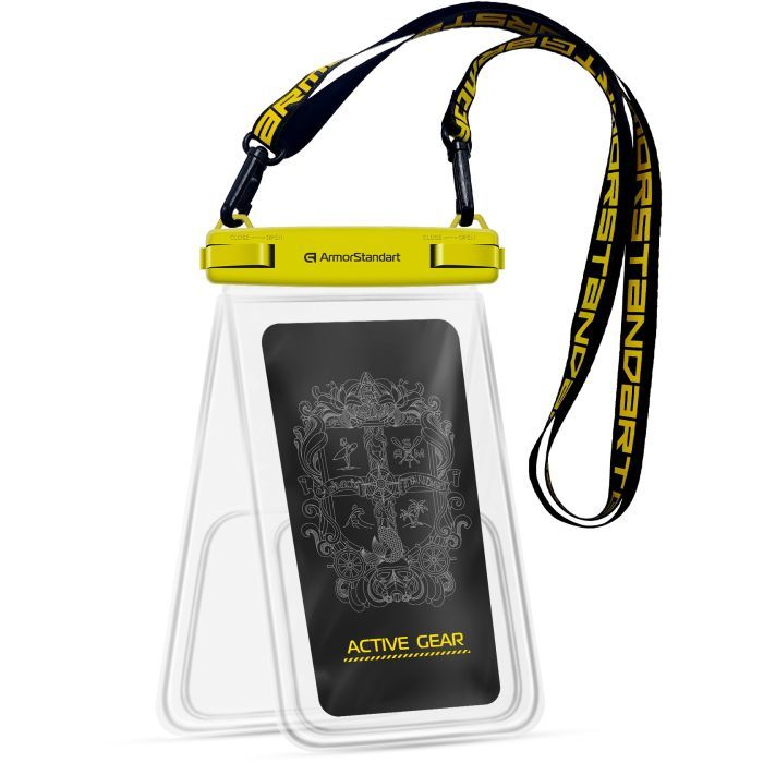 Чехол для мобильного телефона Armorstandart Waterproof Сapsule Double Pockets Yellow (ARM84416) изображение 2
