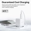 Зарядний пристрій Baseus Palm Fast Charger C+U 20W moon white (P10111608213-00) зображення 7
