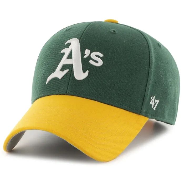 Кепка 47 Brand Oakland Athletics BCWS-SUMTT18WBP-DG88 Жовтий/Сірий (195000687754)