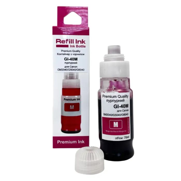Чернила Premium Quality Canon GI-40M 70ml Magenta (70264917)