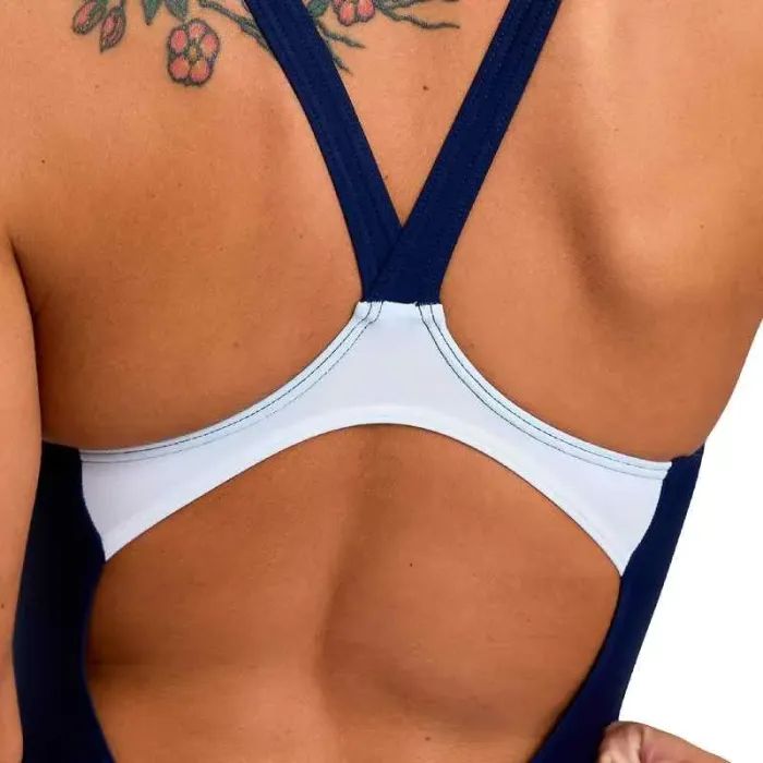 Купальник Arena Threefold V Back One Piece R 006483-780 Чорний/Жовтий/Блакитний 36 (3468336961094) изображение 9