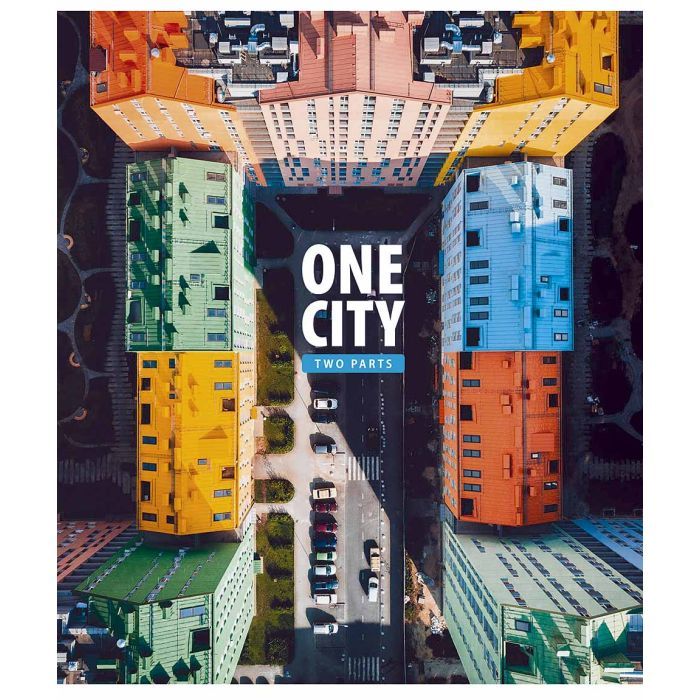 Зошит Школярик One city, two parts 80 аркушів клітинка (080-3137K) зображення 5