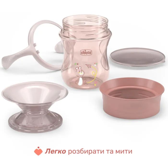 Поильник-непроливайка Chicco Perfect Cup 200 мл. від 12 місяців (блакитна) (06951.25) изображение 4