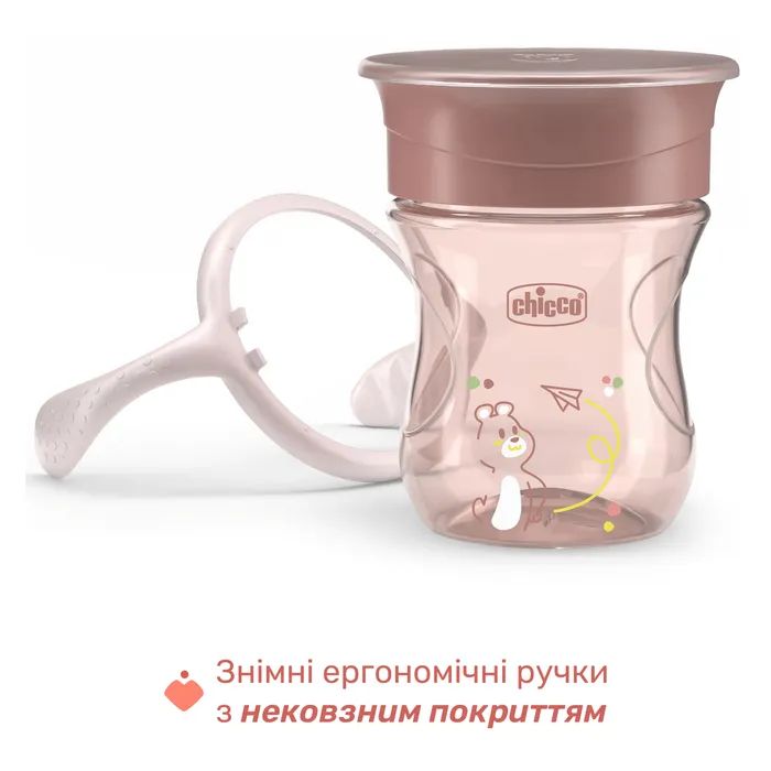 Поильник-непроливайка Chicco Perfect Cup 200 мл. від 12 місяців (блакитна) (06951.25) изображение 5