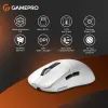 Мышка GamePro Genesis Ranker Wireless/Bluetooth/USB White (GM012W) изображение 12