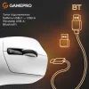 Мышка GamePro Genesis Ranker Wireless/Bluetooth/USB White (GM012W) изображение 2