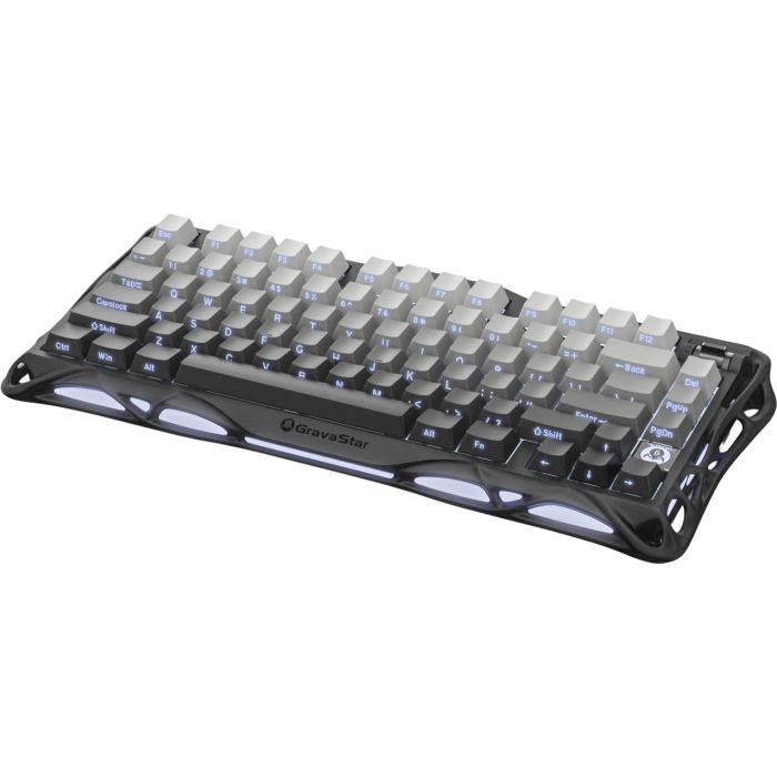 Клавіатура GravaStar Mercury K1 TKL Wireless/Bluetooth/USB UA Black (GSK1_GBLK) зображення 2