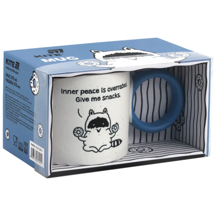 Чашка Kite 370 мл Donut racoon (K25-220-2) зображення 3