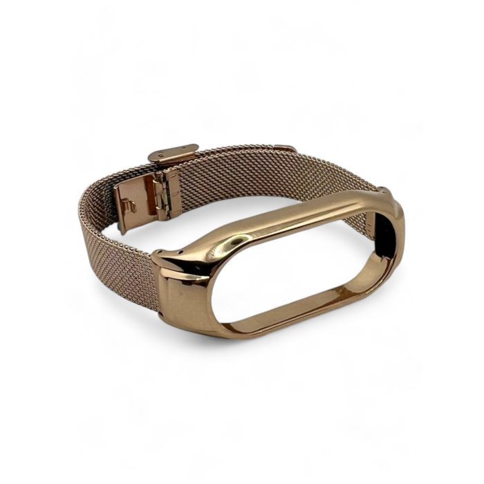 Ремешок для фитнес браслета BeCover Metal для Xiaomi Mi Smart Band 9 Gold (711980)